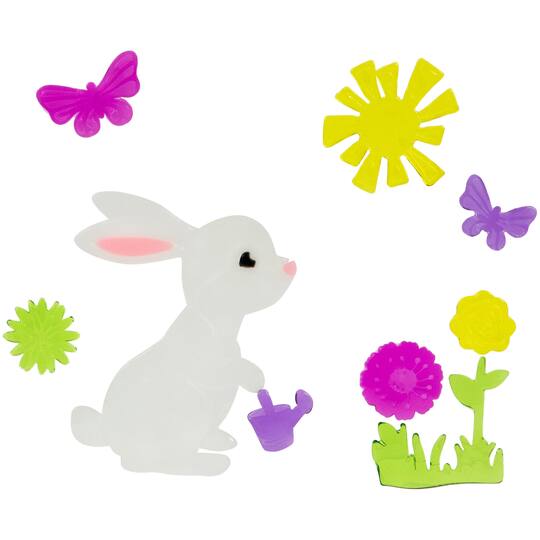 Double Sided Easter Gel Window Clings, 6ct.
